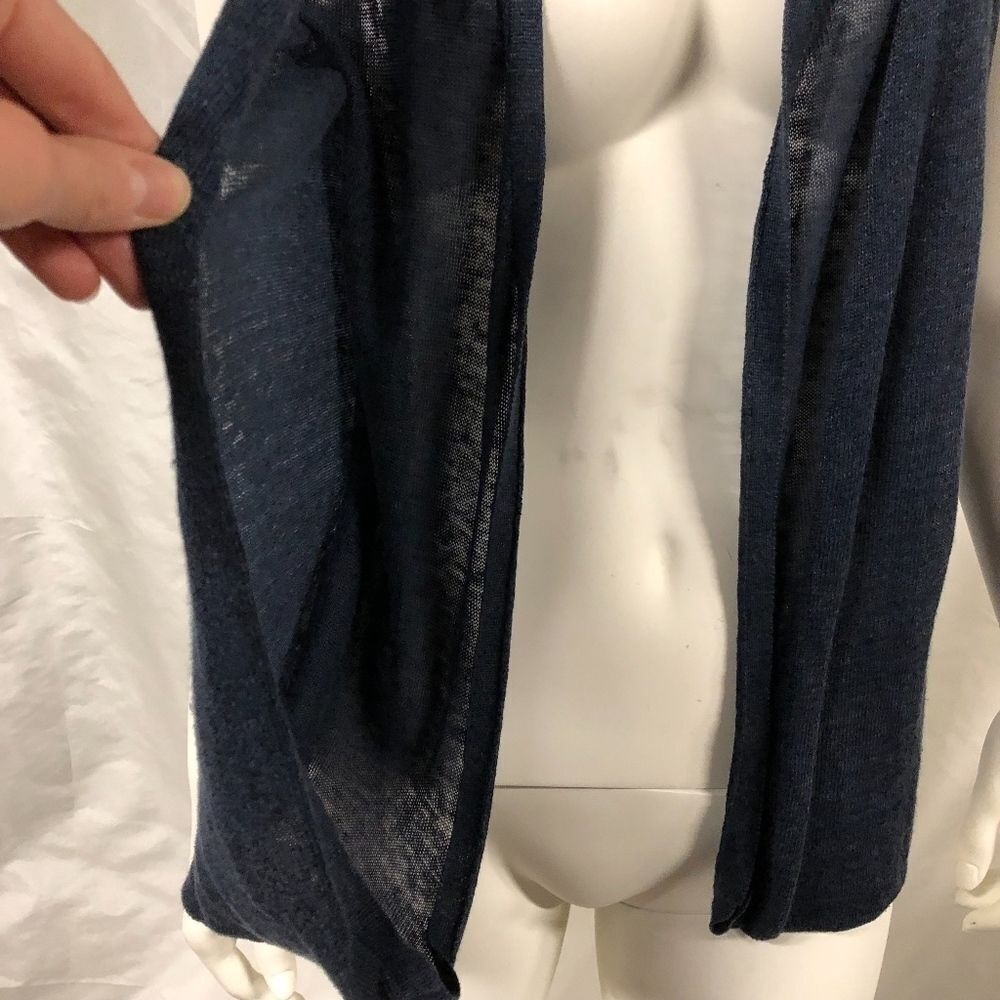 Theory Apollonia Glint Double Layer Draped Vest - image 2